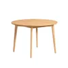 PRE VENTA Mesa de Comedor Marruecos Circular 100cm – Madera de Gomero Claro - Mesas de comedor, Uruguay | Berna home, vista 1 de 2