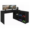 Escritorio Gamer Mdf Negro Nero en Negro - Escritorios y sillas de escritorio, Uruguay | Divino, vista 4 de 6