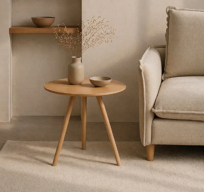 Mesa Baja Wooden - Madera Natural en Madera natural - Mesas de living, Uruguay | Samic, vista 3