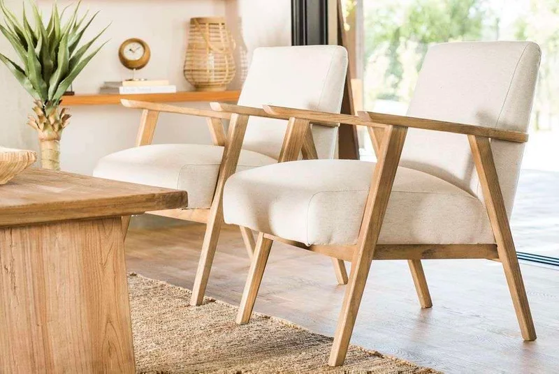 BUTACA MADISON - FRESNO Y CRUDA en Blanco - Butacas, banquetas y puffs, Uruguay | La Iberica, vista 12
