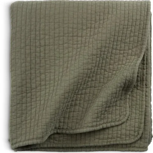 Manta SIVBLOM 130x180 verde oscuro en Verde - Textiles, Uruguay | JYSK
