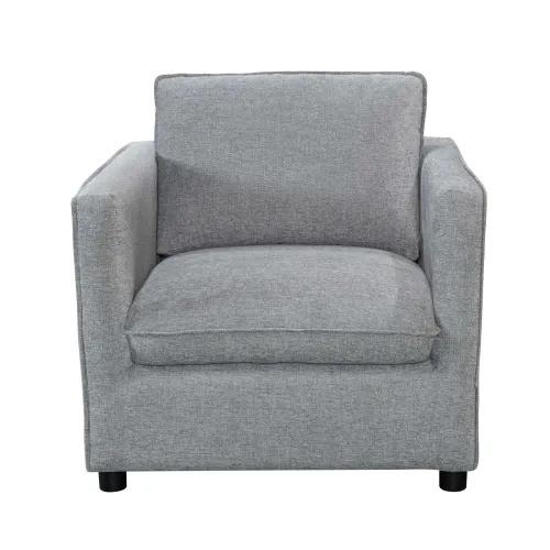 Butaca Tela Gris Amsterdam en Gris - Sillones y sofás, Uruguay | Divino