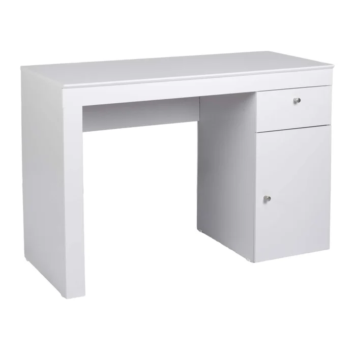 Escritorio Mdf-y-mdp Blanco Iris en Blanco - Escritorios y sillas de escritorio, Uruguay | Divino, vista 3