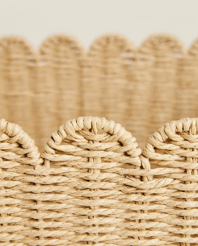 CESTA ONDAS MEDIANA en Beige - Canastos, Uruguay | Zara Home, vista 6
