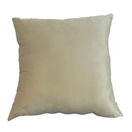 ALMOHADON VELVET 40x40CM NATURAL en Madera natural - Textiles, Uruguay | Decohogar