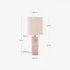 Lámpara de mesa Raze de mármol beige y pantalla de lino beige en Beige - Lámparas de mesa, Uruguay | Kavehome, vista 6 de 6