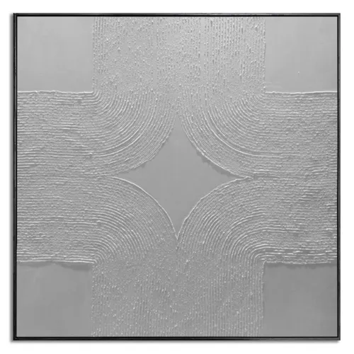 CUADRO CANVAS 80x80cm MARCO PINTURA FORMAS 1 - Decoración de pared, Uruguay | Decohogar