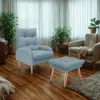 Kit Poltrona + Puff Relax - Azul en Azul - Sillones y sofás, Uruguay | Ecowood, vista 2 de 5