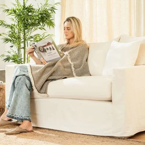 SILLON UMA PETIT - JEAN LAVABLE en Off-white - Sillones y sofás, Uruguay | La Iberica