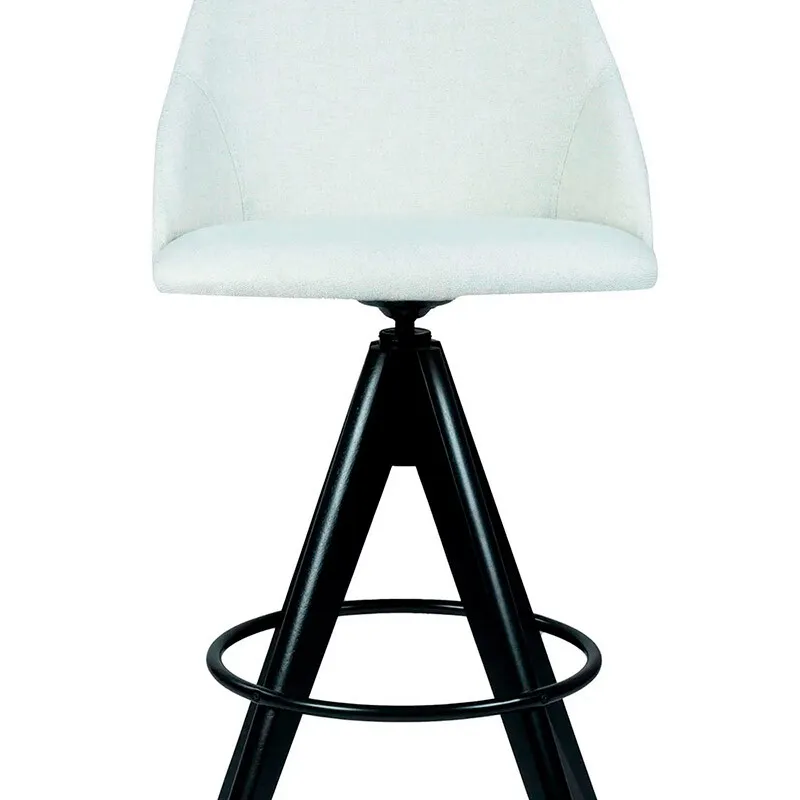 BANQUETA SOLAR MADERA NEGRA TELA 3007 49X49X100H CM - Butacas, banquetas y puffs, Uruguay | Vinibel