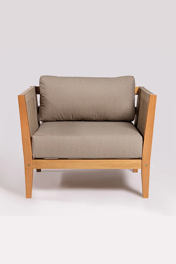 POLTRONA CANNES CUERDA RAMI Y ACQUABLOCK FENDI 86x74x66CM JATOBA - Muebles para el exterior, Uruguay | Vinibel, vista 2