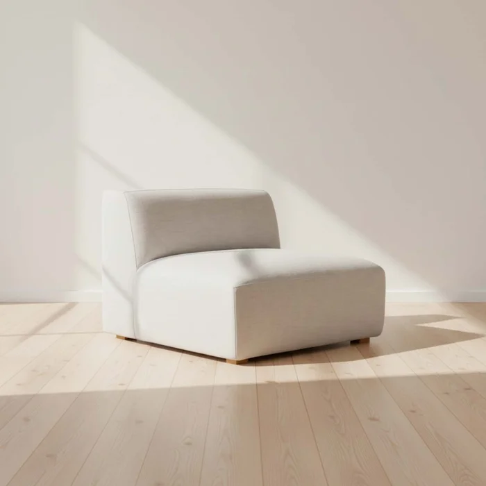 Sofá Modulable Tela Natural-beige Chill Natural en Madera natural - Sillones y sofás, Uruguay | Divino