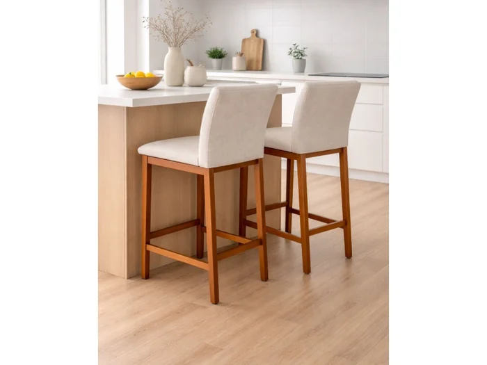 Banqueta AURA - Beige en Beige - Butacas, banquetas y puffs, Uruguay | Finkel, vista 3