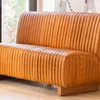 SILLON DE COMEDOR FERRARO - CUERO ITALIANO CARAMELO - 1.53 MTS en Marrón - Sillones y sofás, Uruguay | La Iberica, vista 7 de 17