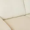 Sofa C/chaise Más De 4 Cuerpos Cuero-100-natural Natural-beige Texas Crudo en Blanco - Sillones y sofás, Uruguay | Divino, vista 6 de 7