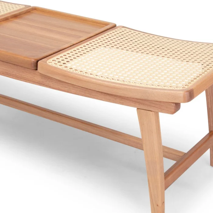 Banco Siena - Madera Natural en Beige - Butacas, banquetas y puffs, Uruguay | NYR, vista 3