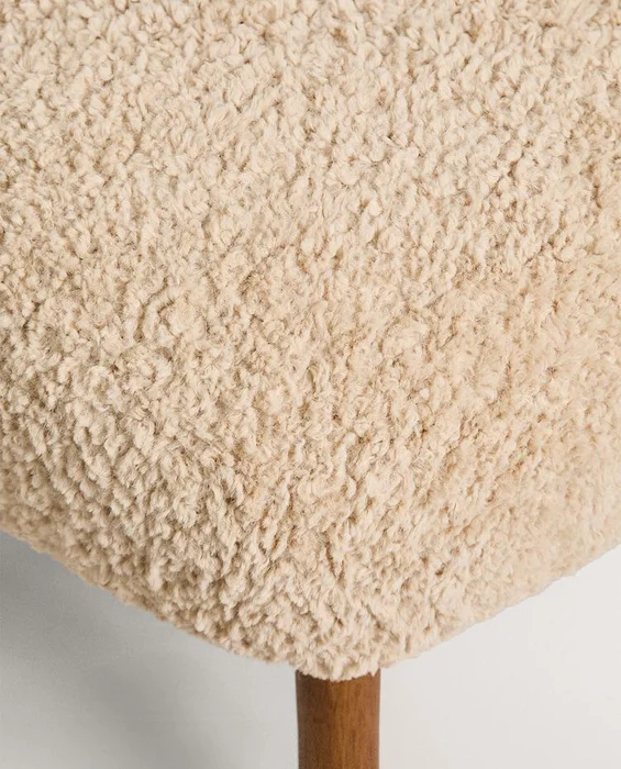TABURETE PUFF RIZO en Beige - Sillas, Uruguay | Zara Home, vista 4