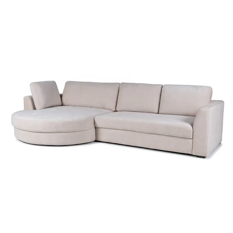 Rinconera Lotus - Tela Microfibra - Chaise Izquierdo - 12072 (Beige) en Beige - Sillones y sofás, Uruguay | NYR