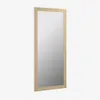 Espejo Yvaine 80,5 x 180,5cm marco ancho con acabado natural en Madera natural - Espejos, Uruguay | Kavehome, vista 1 de 5