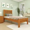 Cama Safira 1 Plaza en Madera natural - Dormitorio, Uruguay | Palermo Casa Deco, vista 1 de 3
