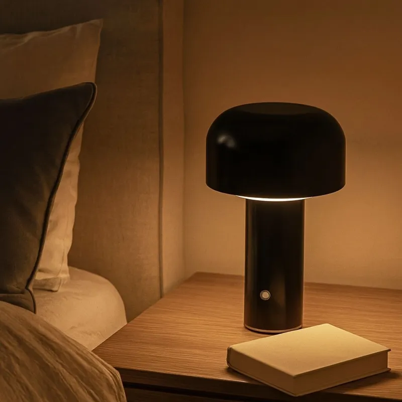 LUMINARIA DE MESA THE TOUCH NEGRO en Negro - Lámparas de mesa, Uruguay | Viasono
