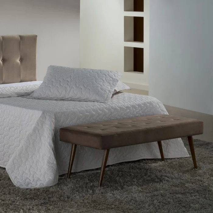 Recamier Olivia Marrón en Beige - Respaldos de cama, Uruguay | Noe, vista 3