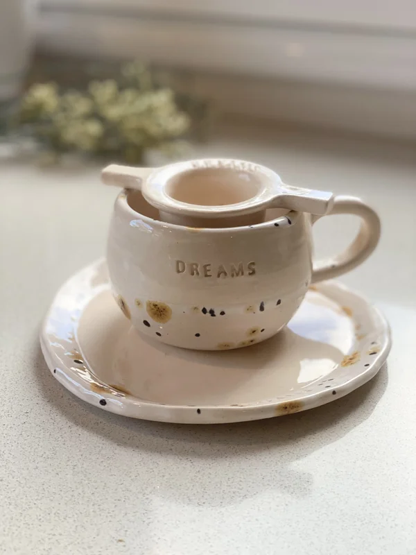 Cápsula Dulce – Taza, Plato e Infusionador - Decoración, Uruguay | Dreams On Time, vista 7