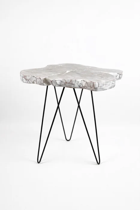 Mesa Lateral Liberté White Wash - Color Unico en Multicolor - Sillones y sofás, Uruguay | Indian
