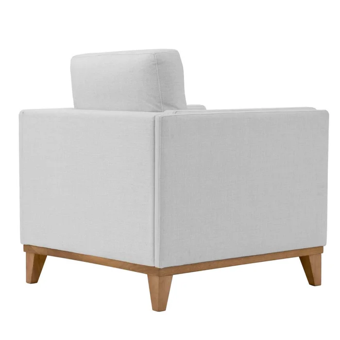 Butaca Tela-y-madera Gris Luxor Premium en Gris - Sillones y sofás, Uruguay | Divino, vista 5