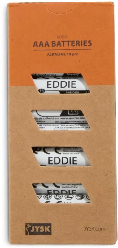 Pilas EDDIE AAA 10 piezas/paquete SDP en Naranja - Iluminación, Uruguay | JYSK