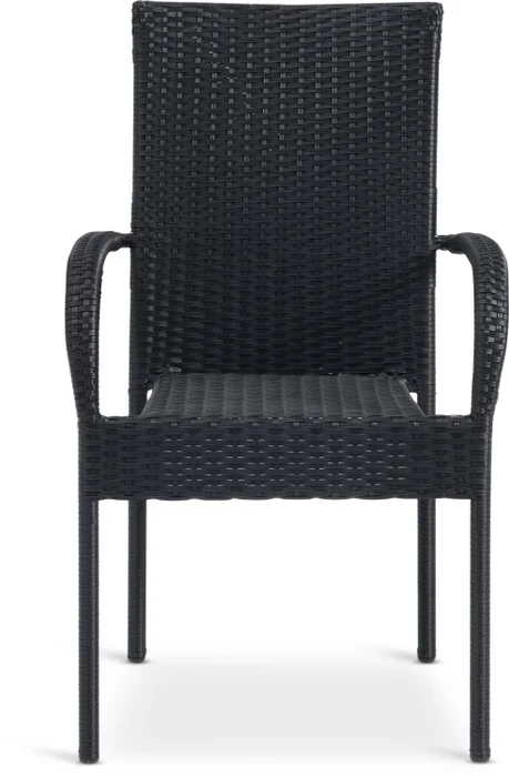 Silla apilable GUDHJEM negro en Negro - Muebles para el exterior, Uruguay | JYSK, vista 2