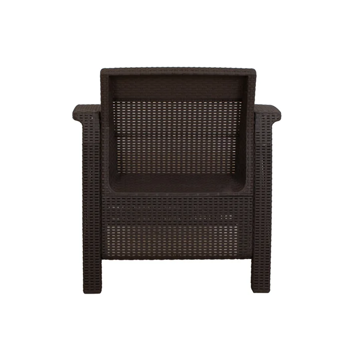 Set Living Exterior Polipropileno Marron Turim en Marrón - Muebles para el exterior, Uruguay | Divino, vista 6