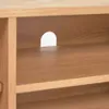 Mueble TV Beyla 2 puertas de madera maciza y chapa de roble 180x49,5 cm FSC 100% FSC 100% en Madera natural - Muebles para TV, Uruguay | Kavehome, vista 6 de 10