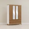 Placard 4 Puertas Mdf-y-madera Blanco Adaku 2.0 en BLANCO/NATURAL - Roperos y placares, Uruguay | Divino, vista 1 de 3