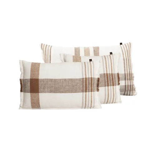 HARM ALMOHADON AALBORG LINO en Dorado - Textiles, Uruguay | Masinfinito Casa