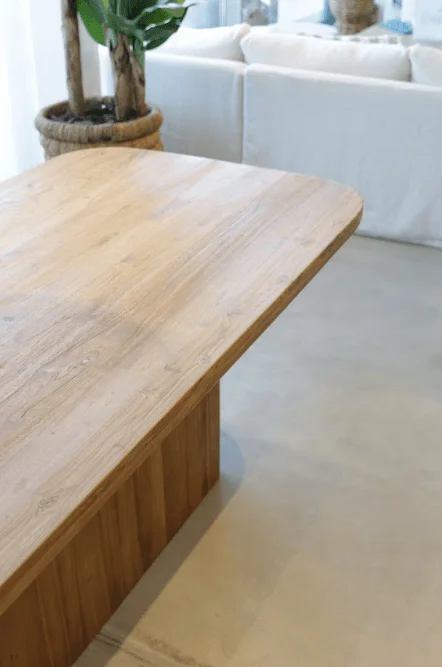 MESA COMEDOR OSLO 240 TEKA NATURAL en NATURAL - Mesas de comedor, Uruguay | Más Infinito Casa, vista 2