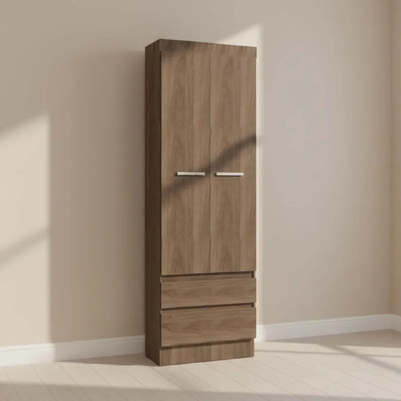 Placard Ropero 2 Puertas Mdp Marron 0200r Viena en MALBEC - Roperos y placares, Uruguay | Divino