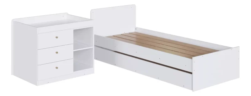 Cuna Sofia – Transformable en Blanco - Dormitorio, Uruguay | RM Muebles y Deco, vista 6