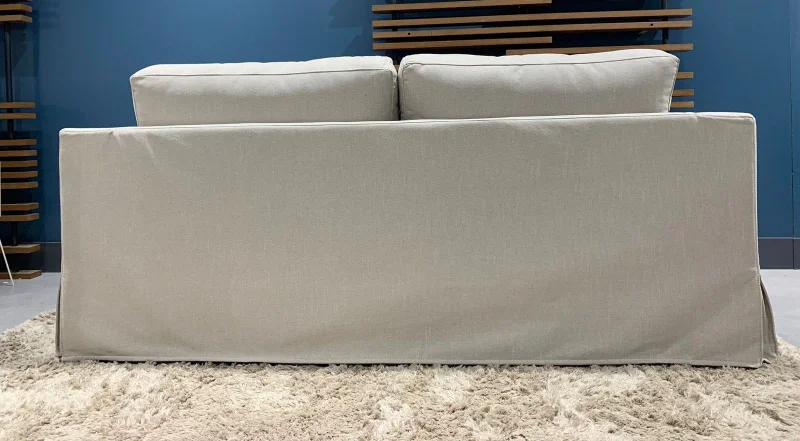 Sofá Mónaco con Funda Desmontable (190cm) – Beige en Madera natural - Sillones y sofás, Uruguay | Berna Home, vista 8