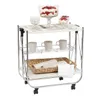CARRITO PLEGABLE 3NIVELES 40x63x70CM BLANCO Y METAL en Multicolor - Mesas de comedor, Uruguay | Decohogar, vista 2 de 4