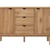Comoda/Encimera 2P y 3C Mel/Gris Linea Nordica en Madera Maciza - Cómodas, Uruguay | Que Sal Muebleria, vista 9 de 14