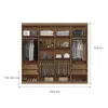 Ropero Placares Master Vip 8 Puertas 8 Estantes Con Espejo - Roperos y placares, Uruguay | Muebles Express, vista 4 de 4