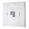 Ropero 4 puertas, 6c CADIS c/Espejo Blanco - Roperos y placares, Uruguay | Que Sal Muebleria, vista 1 de 9