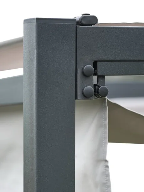 Pérgola HJORTEMOSE A3xL3xA2.3m gris en Gris - Muebles para el exterior, Uruguay | JYSK, vista 3