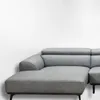 Sofá con chaise DUNA TELA GRIS IZQUIERDO - Sillones y sofás, Uruguay | Viasono, vista 3 de 4