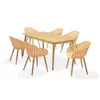 Juego de Jardin 6 sillas y Mesa - Nassau - Miel en Multicolor - Muebles para el exterior, Uruguay | Rústico Hogar, vista 1 de 5