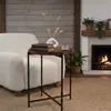 MESA AUXILIAR REDONDA 37X37X47CM MADERA Y METAL en Multicolor - Mesas de comedor, Uruguay | Decohogar, vista 3 de 3
