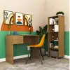 Conjunto escritorio+biblioteca NOGAL - Living, Uruguay | Que Sal Muebleria, vista 6 de 8