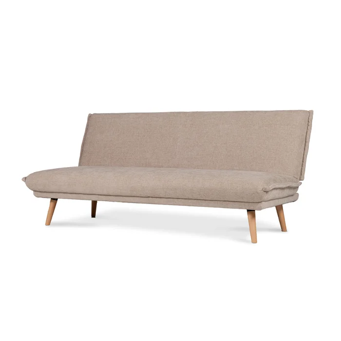Sofá Cama Forma - Tela Microfibra - 130 (Beige) en Beige - Sillones y sofás, Uruguay | Nyr