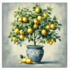 CUADRO CANVAS 30x30cm LIMONES 2 - Decoración de pared, Uruguay | Decohogar, vista 1 de 2